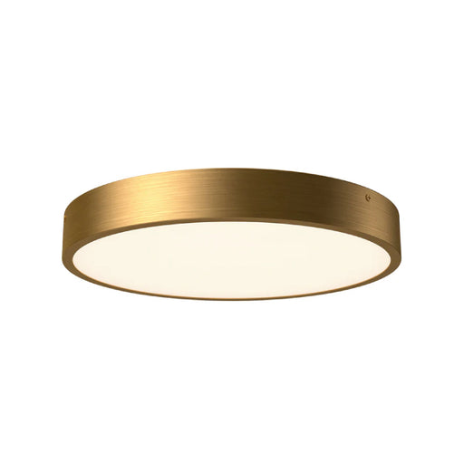 Alora Mood FM554015-5CCT Adelaide 1-lt 15" LED Flush Mount, 5CCT Selectable - Aged Gold