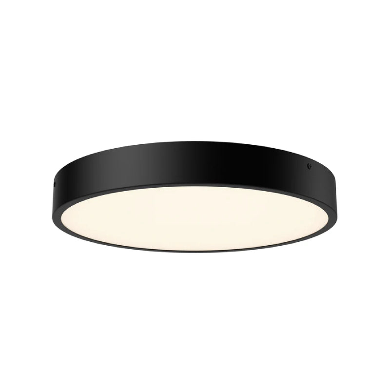 Alora Mood FM554015-5CCT Adelaide 1-lt 15" LED Flush Mount, 5CCT Selectable - Matte Black