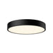 Alora Mood FM554015-5CCT Adelaide 1-lt 15" LED Flush Mount, 5CCT Selectable - Matte Black