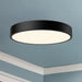 Alora Mood FM554015-5CCT Adelaide 1-lt 15" LED Flush Mount, 5CCT Selectable - Matte Black