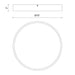 Alora Mood FM554015-5CCT Adelaide 1-lt 15" LED Flush Mount, 5CCT Selectable