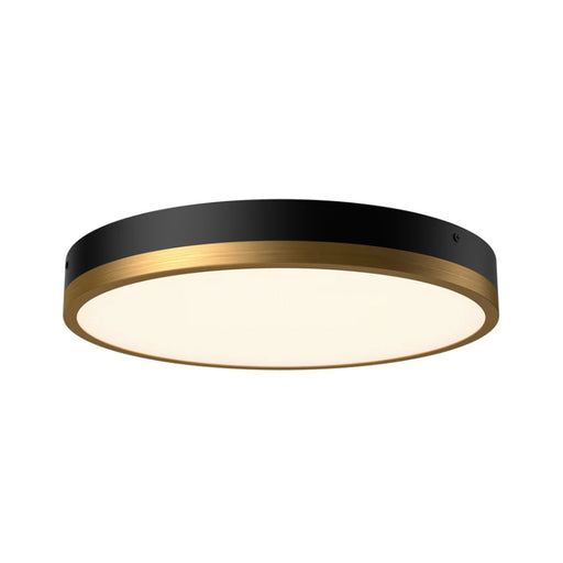 Alora Mood FM554215-5CCT Adelaide 1-lt 15" LED Flush Mount, 5CCT Selectable - Aged Gold/Matte Black