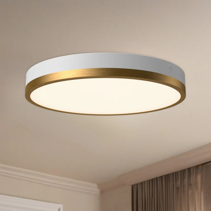 Alora Mood FM554215-5CCT Adelaide 1-lt 15" LED Flush Mount, 5CCT Selectable