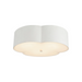 Alora Mood FM566314 Adella 3-lt 14" Flush Mount - Antique White