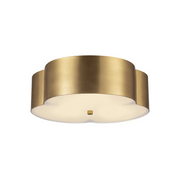 Alora Mood FM566314 Adella 3-lt 14" Flush Mount - Brushed Gold