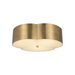 Alora Mood FM566314 Adella 3-lt 14" Flush Mount - Brushed Gold