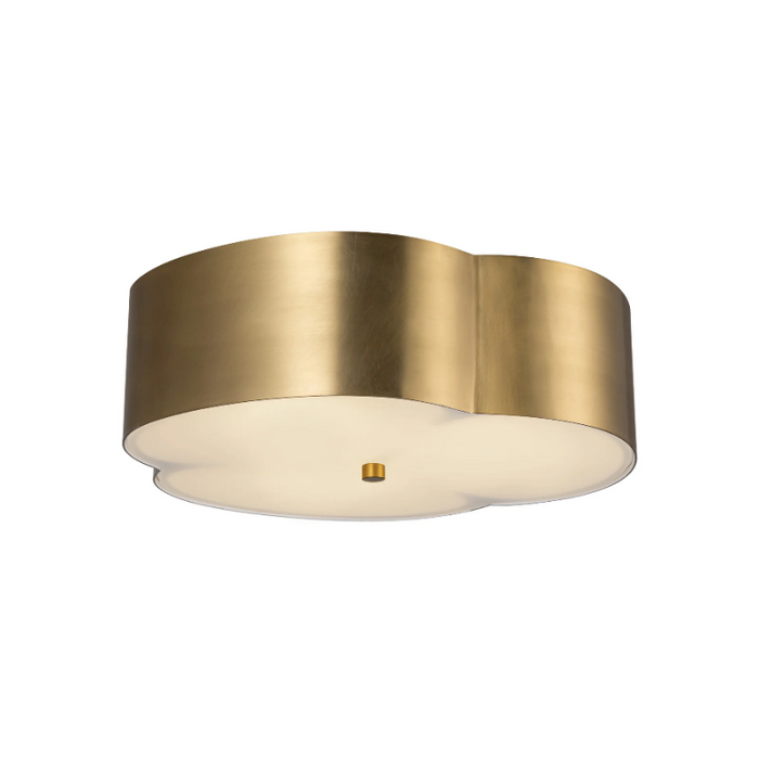 Alora Mood FM566314 Adella 3-lt 14" Flush Mount - Brushed Gold