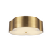 Alora Mood FM566314 Adella 3-lt 14" Flush Mount - Brushed Gold