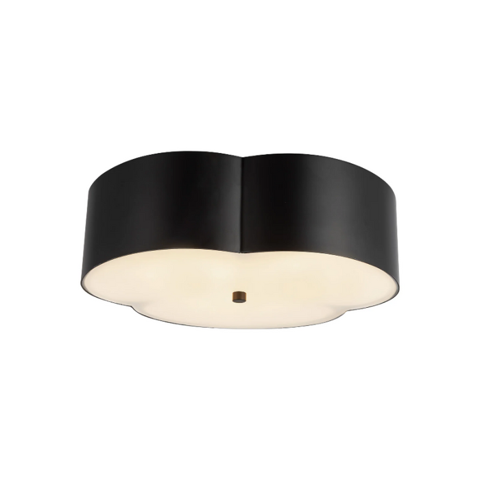 Alora Mood FM566314 Adella 3-lt 14" Flush Mount - Matte Black