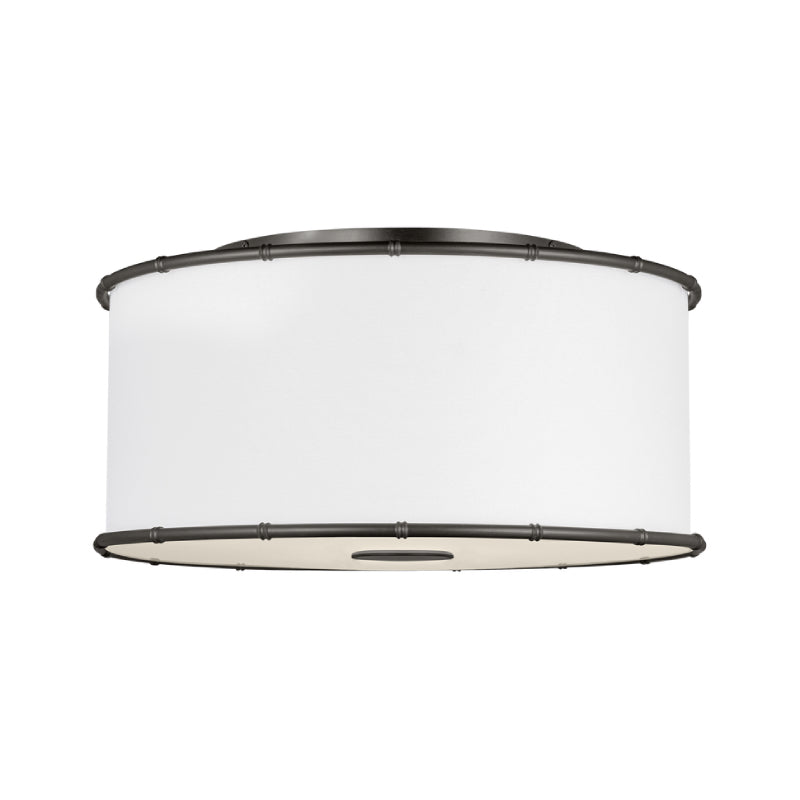 Visual Comfort AF1182 Aldric 2-lt 19" Medium Flush Mount - Aged Iron