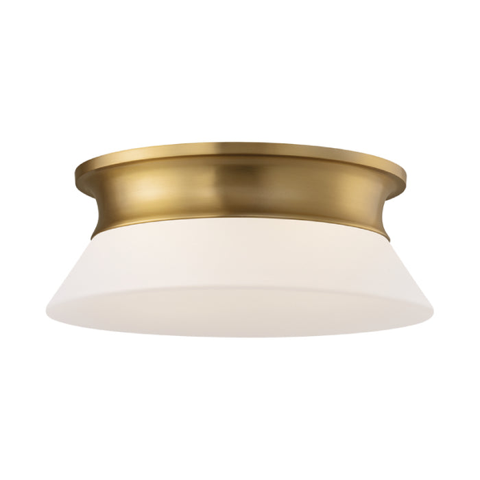 Visual Comfort AF1192 Panos 2-lt 14" Medium Flush Mount - Burnished Brass