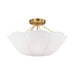 Visual Comfort AF1212 Stassi 2-lt 19" Medium Semi-Flush Mount - Burnished Brass