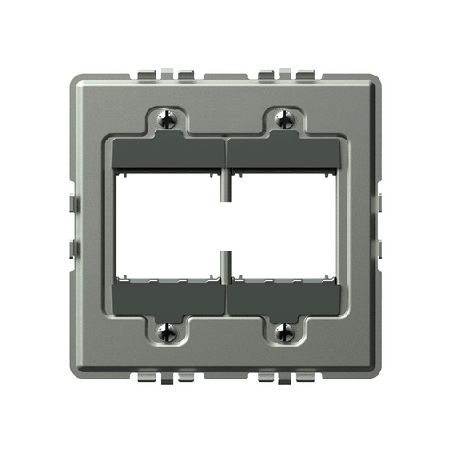 Adorne AF Sub Frame Only Wall Plate, Metallic - 2 Gang