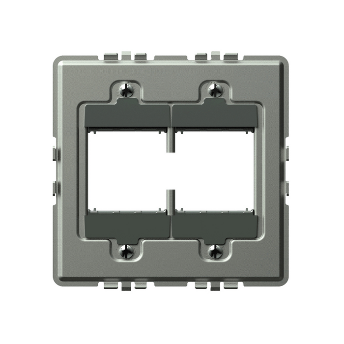 Adorne AF Sub Frame Only Wall Plate, Metallic - 2 Gang