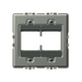 Adorne AF Sub Frame Only Wall Plate, Metallic - 2 Gang