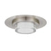 Alteck Lighting AFM0012-3CCT-W Plate 1-lt 12" LED Outdoor Flush Mount, 3CCT Selectable - Brushed Stainless Steel