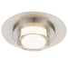 Alteck Lighting AFM0012-3CCT-W Plate 1-lt 12" LED Outdoor Flush Mount, 3CCT Selectable - Brushed Stainless Steel