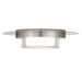 Alteck Lighting AFM0012-3CCT-W Plate 1-lt 12" LED Outdoor Flush Mount, 3CCT Selectable - Brushed Stainless Steel