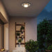 Alteck Lighting AFM0012-3CCT-W Plate 1-lt 12" LED Outdoor Flush Mount, 3CCT Selectable - Brushed Stainless Steel
