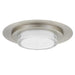 Alteck Lighting AFM0013-3CCT-W Plate 1-lt 16" LED Outdoor Flush Mount, 3CCT Selectable - Brushed Stainless Steel