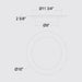 Alteck Lighting AW0051-3CCT-W 2 Step 1-lt 19" Tall LED Outdoor Wall Sconce, 3CCT Selectable