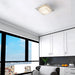 Alteck Lighting AFM0014-3CCT-W Foursquare 8" LED Outdoor Flush Mount, 3CCT Selectable - Brushed Stainless Steel