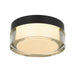 Alteck Lighting AFM0016-3CCT-W Sunspot 1-lt 6" LED Outdoor Flush Mount, 3CCT Selectable - Sand Black