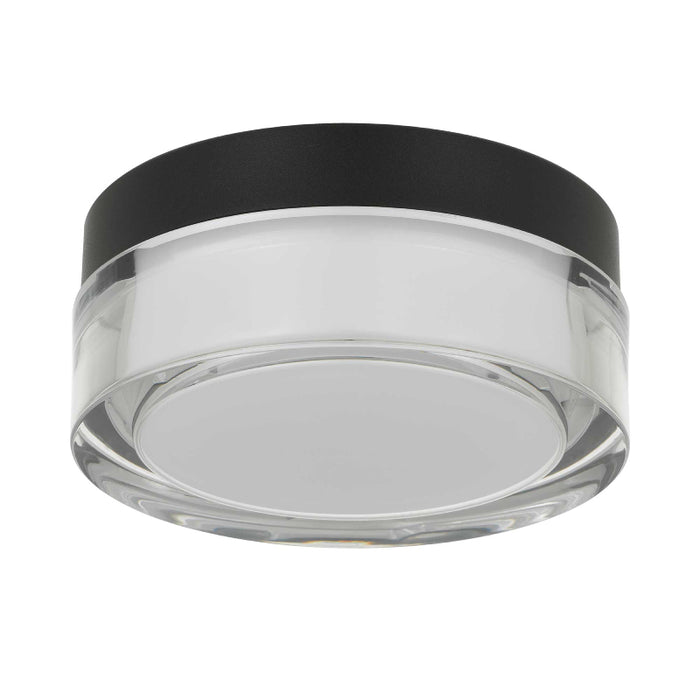 Alteck Lighting AFM0016-3CCT-W Sunspot 1-lt 6" LED Outdoor Flush Mount, 3CCT Selectable - Sand Black