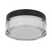 Alteck Lighting AFM0016-3CCT-W Sunspot 1-lt 6" LED Outdoor Flush Mount, 3CCT Selectable - Sand Black