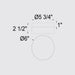 Alteck Lighting AFM0016-3CCT-W Sunspot 1-lt 6" LED Outdoor Flush Mount, 3CCT Selectable