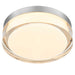 Alteck Lighting AFM0017-3CCT-W Sunspot 1-lt 9" LED Outdoor Flush Mount, 3CCT Selectable
