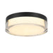 Alteck Lighting AFM0017-3CCT-W Sunspot 1-lt 9" LED Outdoor Flush Mount, 3CCT Selectable