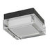 Alteck Lighting AFM0019-3CCT-W Box 5" LED Outdoor Flush Mount, 3CCT Selectable - Sand Black