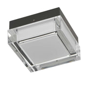Alteck Lighting AFM0019-3CCT-W Box 5" LED Outdoor Flush Mount, 3CCT Selectable - Sand Black