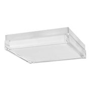 Alteck Lighting AFM0021-3CCT-W Box 11" LED Outdoor Flush Mount, 3CCT Selectable - Brushed Stainless Steel