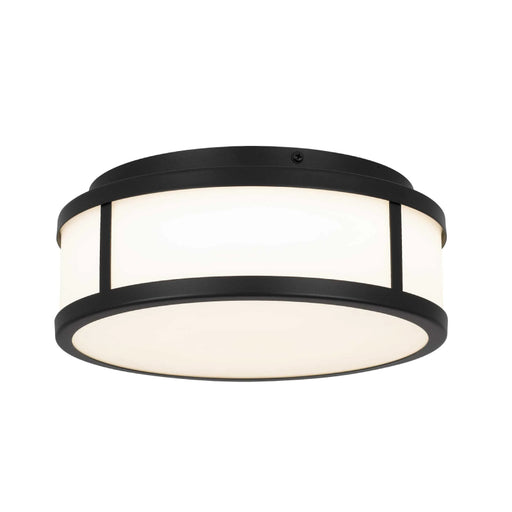Alteck Lighting AFM0022-3CCT-W Panel Round 1-lt 10" LED Outdoor Flush Mount, 3CCT Selectable