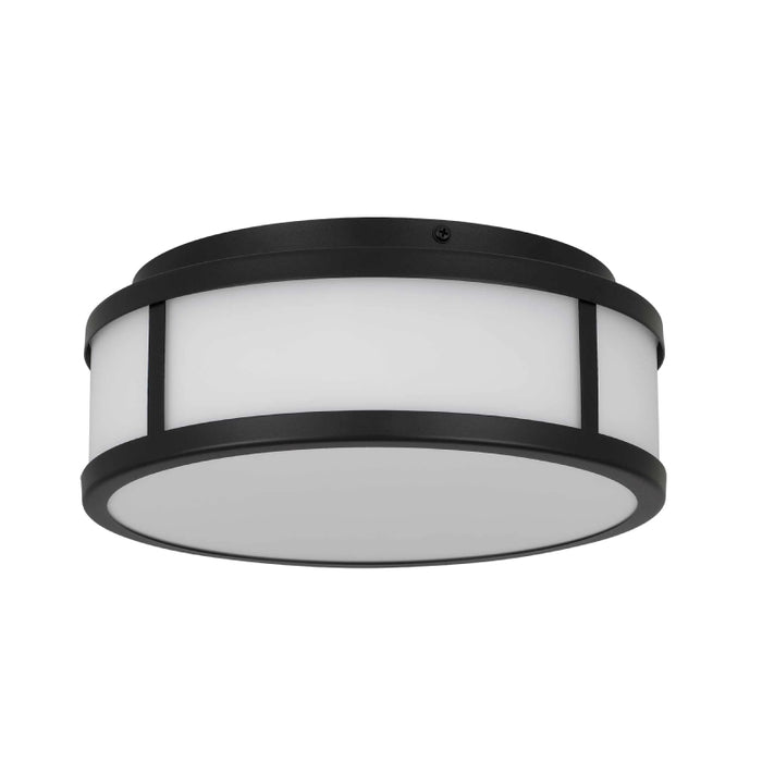 Alteck Lighting AFM0022-3CCT-W Panel Round 1-lt 10" LED Outdoor Flush Mount, 3CCT Selectable
