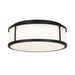 Alteck Lighting AFM0023-3CCT-W Panel Round 1-lt 14" LED Outdoor Flush Mount, 3CCT Selectable