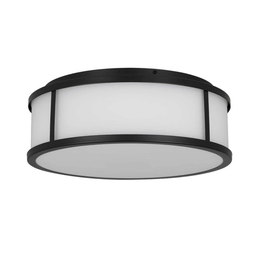 Alteck Lighting AFM0023-3CCT-W Panel Round 1-lt 14" LED Outdoor Flush Mount, 3CCT Selectable