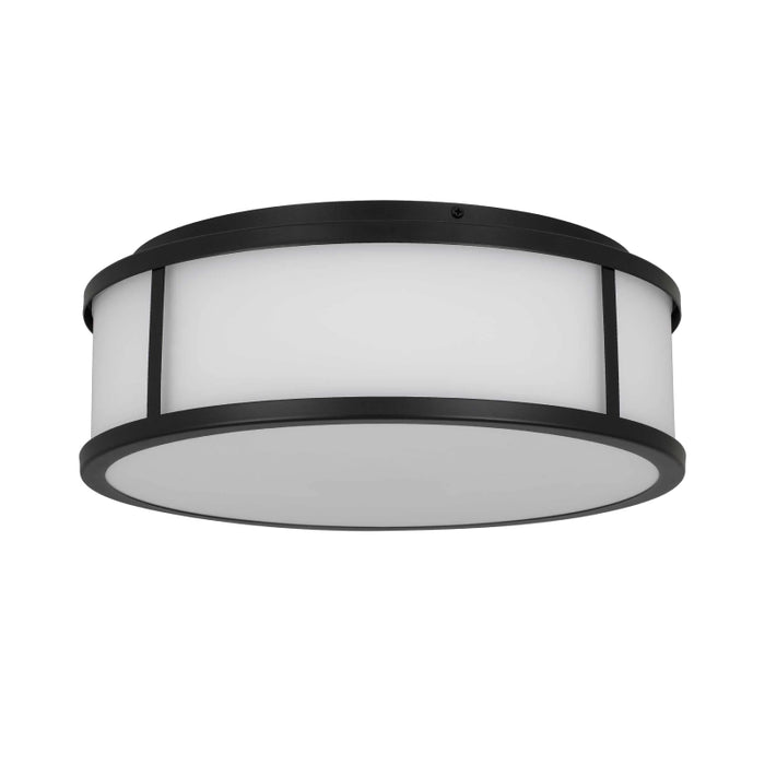 Alteck Lighting AFM0023-3CCT-W Panel Round 1-lt 14" LED Outdoor Flush Mount, 3CCT Selectable