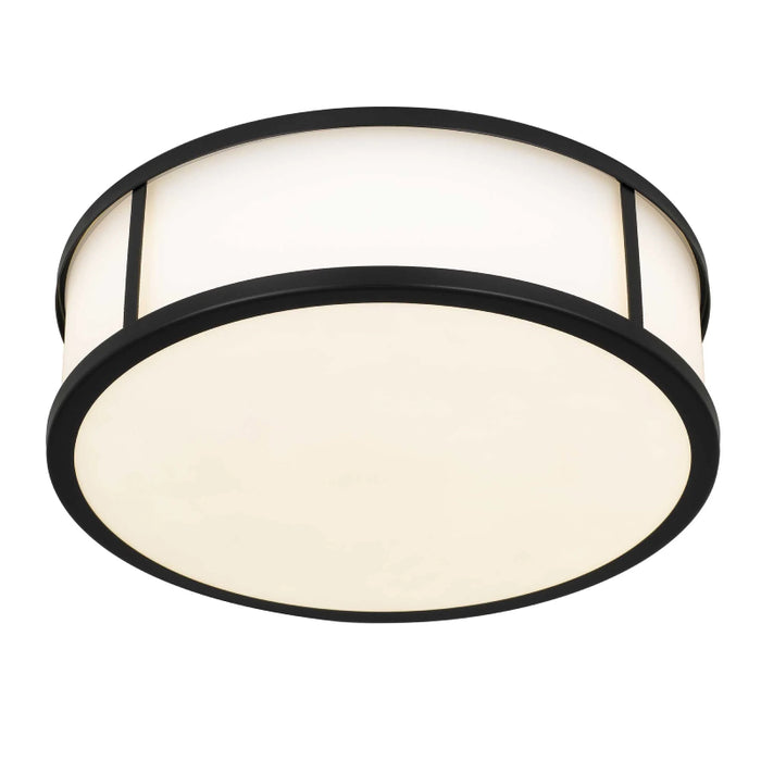 Alteck Lighting AFM0023-3CCT-W Panel Round 1-lt 14" LED Outdoor Flush Mount, 3CCT Selectable