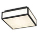 Alteck Lighting AFM0024-3CCT-W Panel Square 1-lt 10" LED Outdoor Flush Mount, 3CCT Selectable