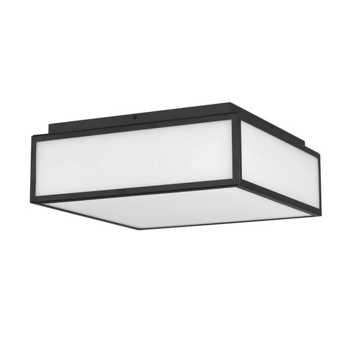 Alteck Lighting AFM0025-3CCT-W Panel Square 1-lt 14" LED Outdoor Flush Mount, 3CCT Selectable