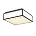 Alteck Lighting AFM0025-3CCT-W Panel Square 1-lt 14" LED Outdoor Flush Mount, 3CCT Selectable