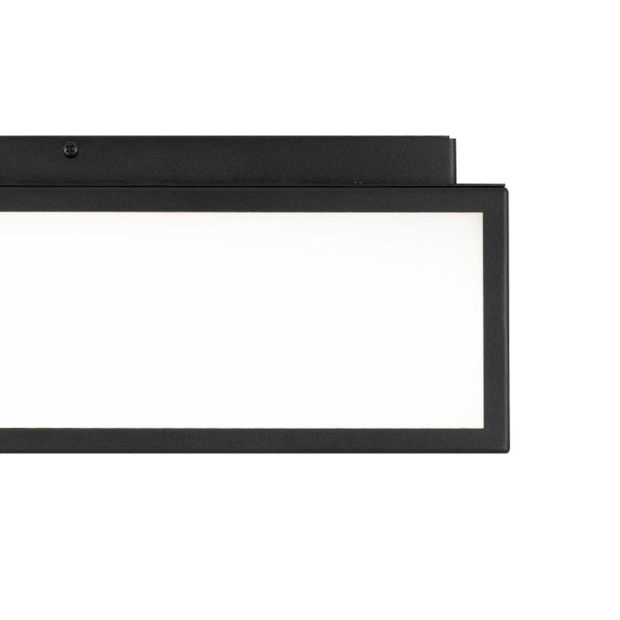 Alteck Lighting AFM0025-3CCT-W Panel Square 1-lt 14" LED Outdoor Flush Mount, 3CCT Selectable