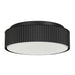 Alteck Lighting AFM0064-5CCT-W Channel 9" LED Outdoor Flush Mount, 5CCT Selectable - Sand Black