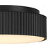 Alteck Lighting AFM0064-5CCT-W Channel 9" LED Outdoor Flush Mount, 5CCT Selectable - Sand Black