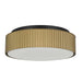 Alteck Lighting AFM0064-5CCT-W Channel 9" LED Outdoor Flush Mount, 5CCT Selectable - Painted Brass