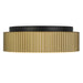 Alteck Lighting AFM0064-5CCT-W Channel 9" LED Outdoor Flush Mount, 5CCT Selectable - Painted Brass