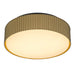 Alteck Lighting AFM0064-5CCT-W Channel 9" LED Outdoor Flush Mount, 5CCT Selectable - Painted Brass